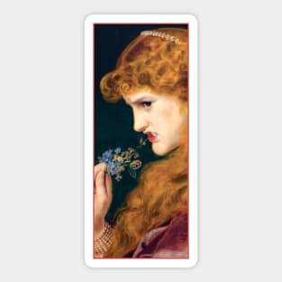 Love’s Shadow by Frederick Sandys Sticker